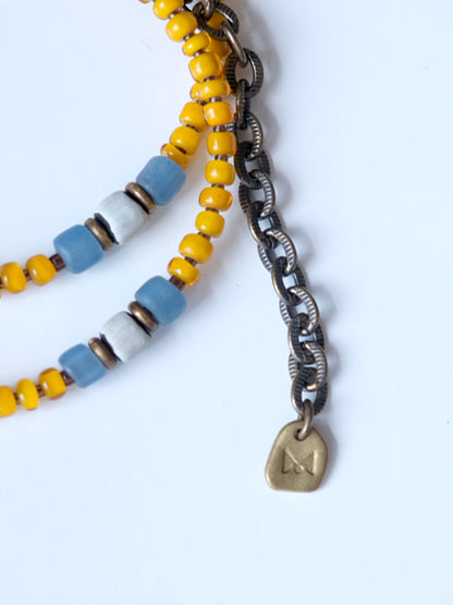 MEL "2way Necklace(YELLOW)"