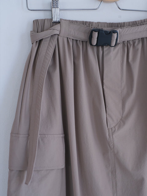 Kha:ki "AIR RIP CARGO SKIRT(2colors)"