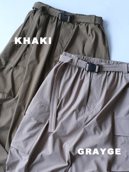 Kha:ki "AIR RIP CARGO SKIRT(2colors)"