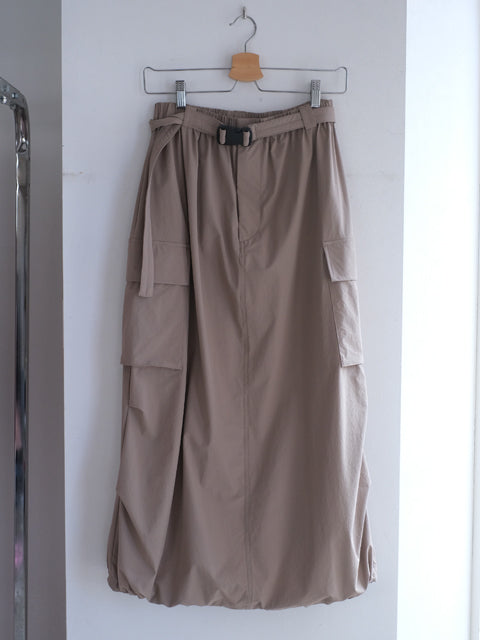 Kha:ki "AIR RIP CARGO SKIRT(2colors)"