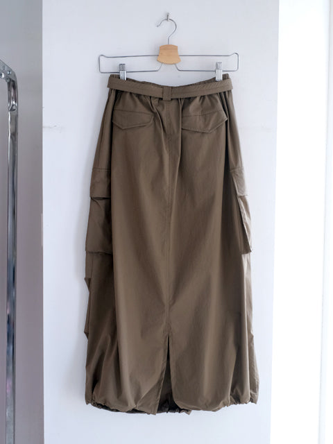 Kha:ki "AIR RIP CARGO SKIRT(2colors)"