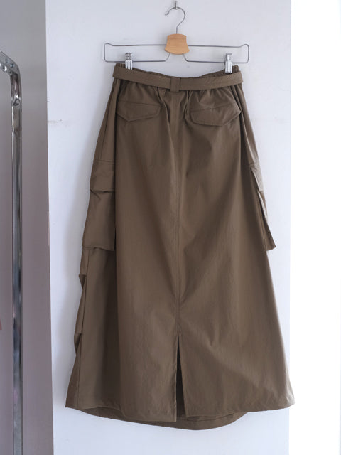 Kha:ki "AIR RIP CARGO SKIRT(2colors)"