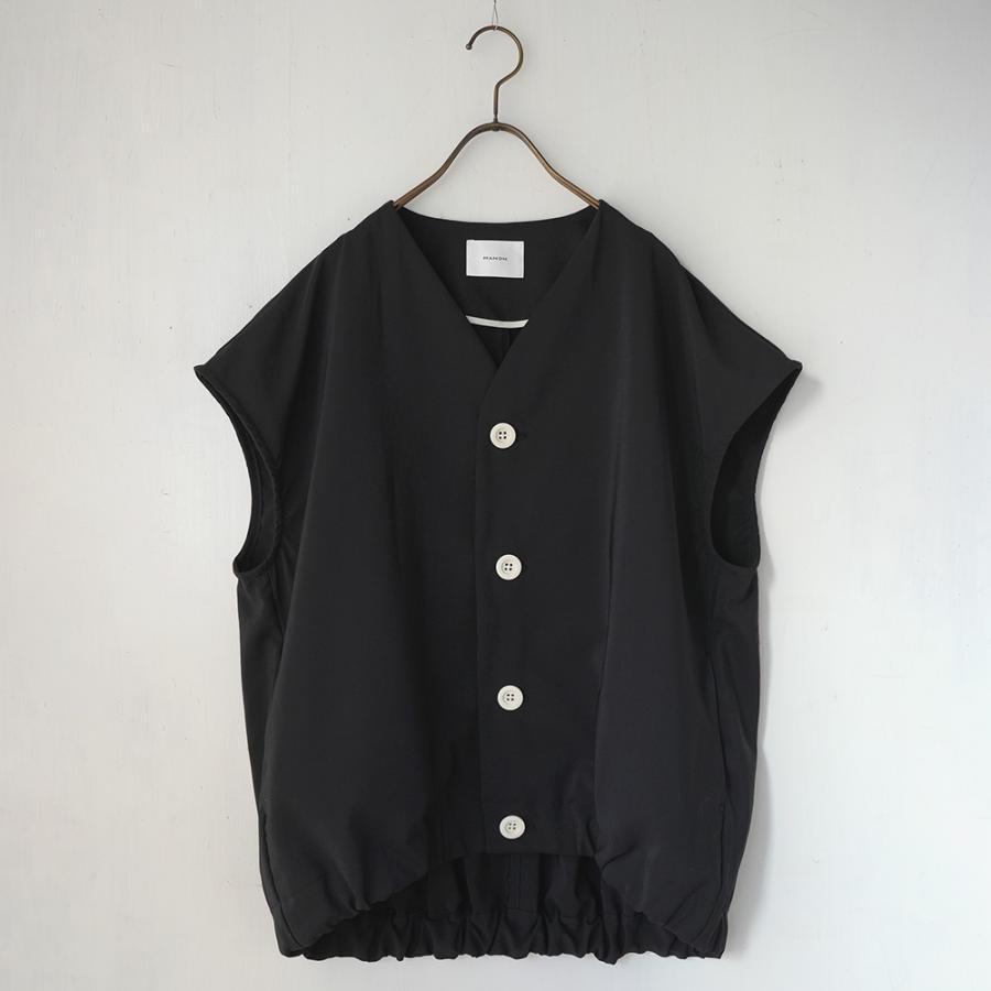 manon "TAFFETA OVER VEST"(2colors)