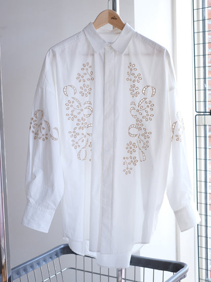 Kha:ki "EMBROIDERY SHIRT"