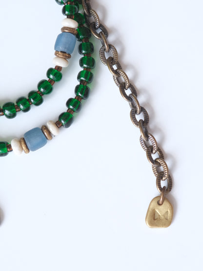 MEL "2way Necklace(GREEN)"