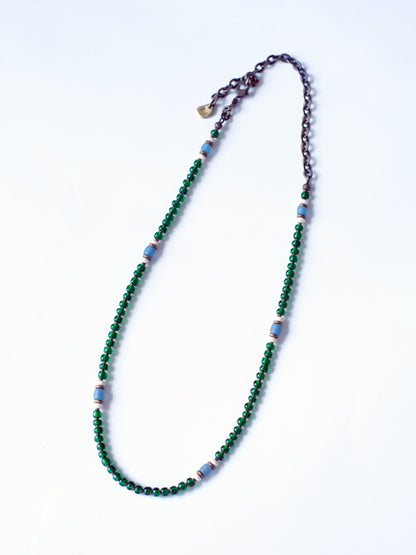 MEL "2way Necklace(GREEN)"