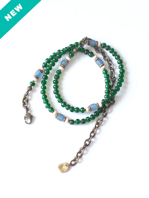 MEL "2way Necklace(GREEN)"