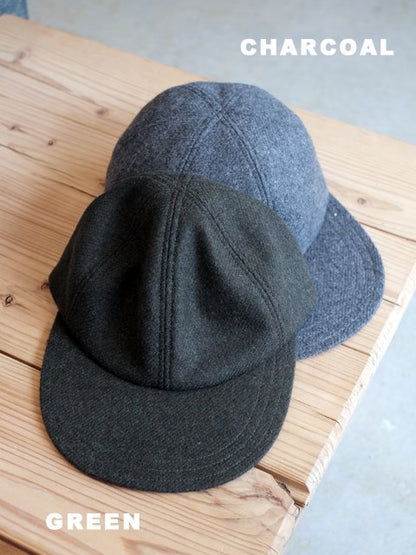 FOUND FEATHER "Classic 6 Panel Cap-Melange Wool(2colors)"