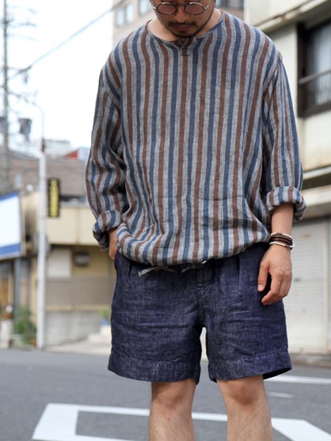 HATSKI "2Tuck Shorts -Linen"