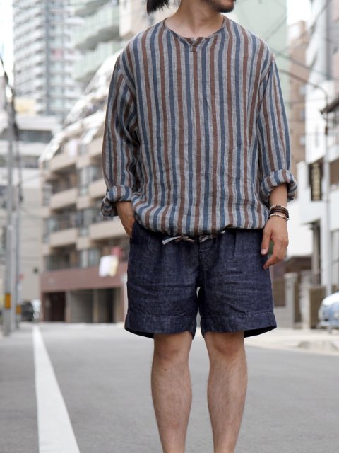 HATSKI "2Tuck Shorts -Linen"