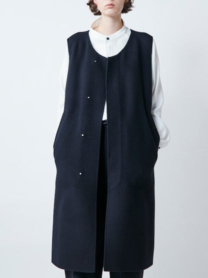 PRODUCT LAB. "DOUBLE FACE SLEEVELESS COAT PLC2W016"