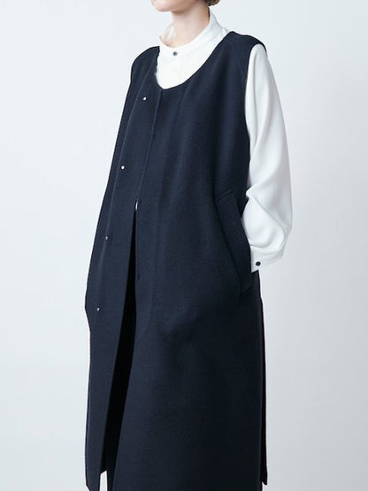 PRODUCT LAB. "DOUBLE FACE SLEEVELESS COAT PLC2W016"