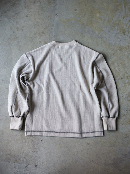 manon ”BANNER WAFFLE LONG SLEEVE TEE”