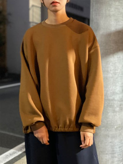 manon "CARDBOARD GATHER SLEEVE BALOON TEE"